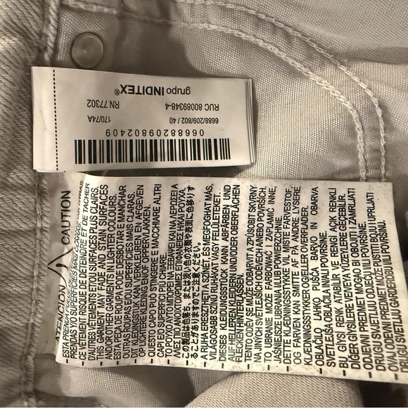 ZARA High Rise Wide Leg Jeans – Size 8 (USA) / 40 (EUR) – Gray Washed Denim - Picture 7 of 7